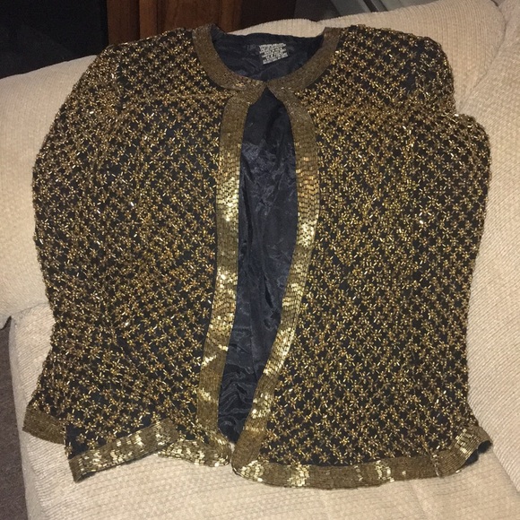 💛NWOT Jessica Howard 100% Silk Evening Jacket - Picture 8 of 13
